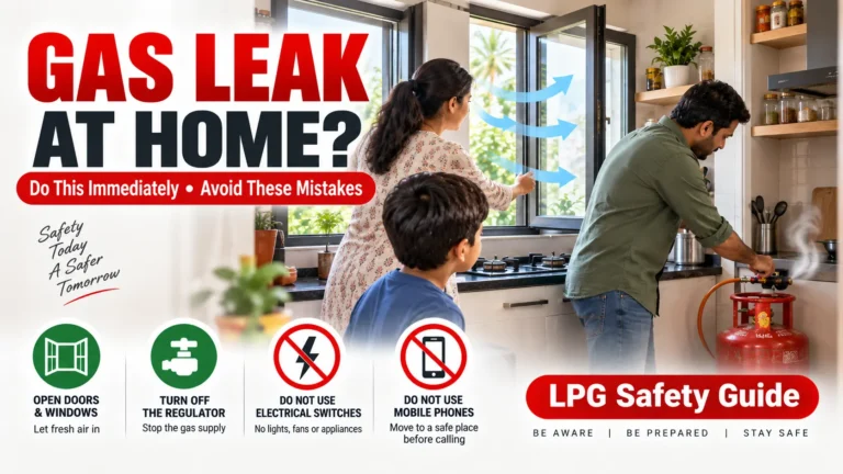 Gas Leak at Home? What to Do Right Now (and What Not to Do) – LPG Guide